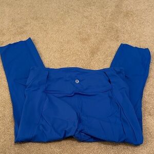 Lululemon Royal Blue Cropped Leggings